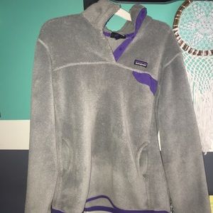 Gray and Purple Fleece Patagonia